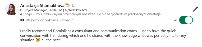Opinia Anastazja Shamakhova